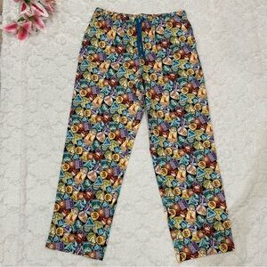 Disney Parks - Disneyland Destination Souvenir Travel Printed Lounge Pants Large